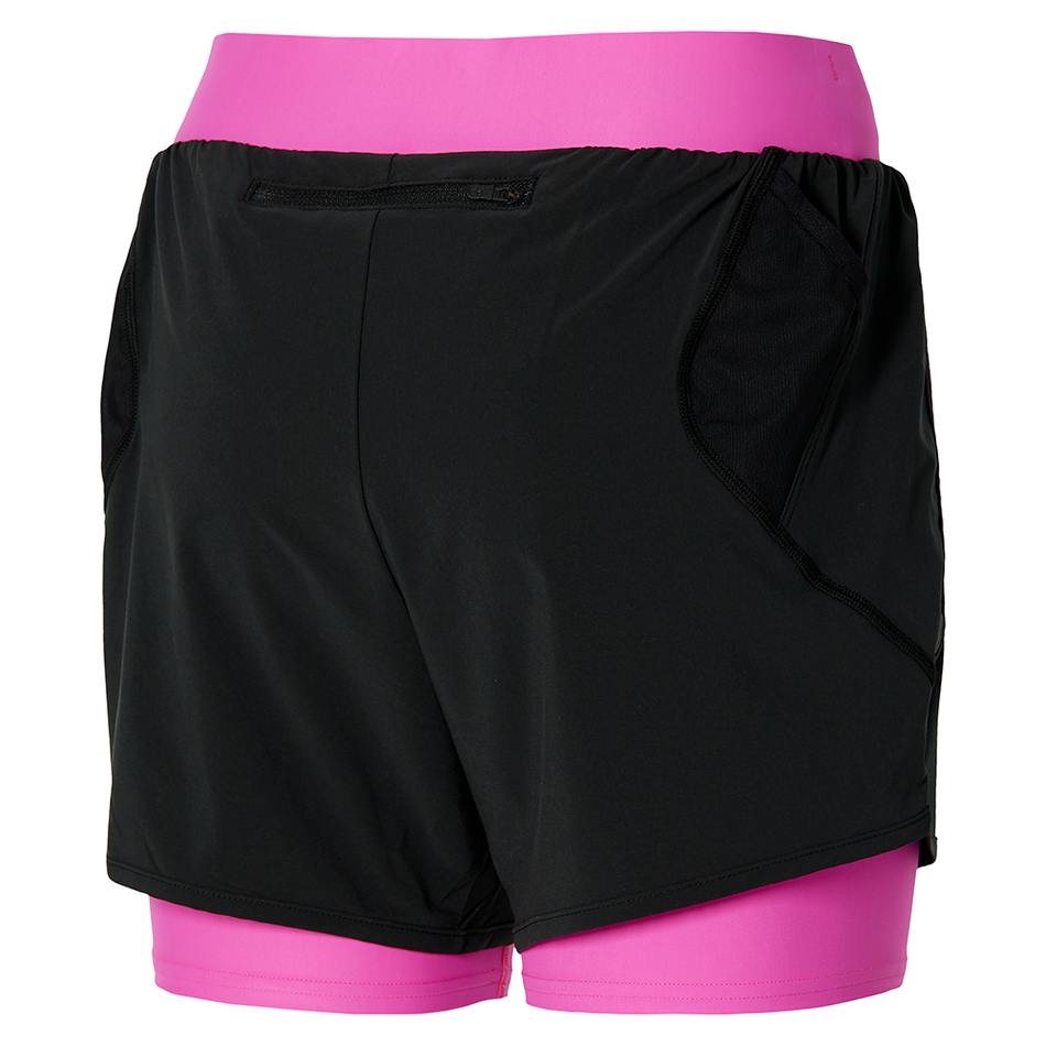 Mizuno ER 4.5 2in1 Short Black/Pink
